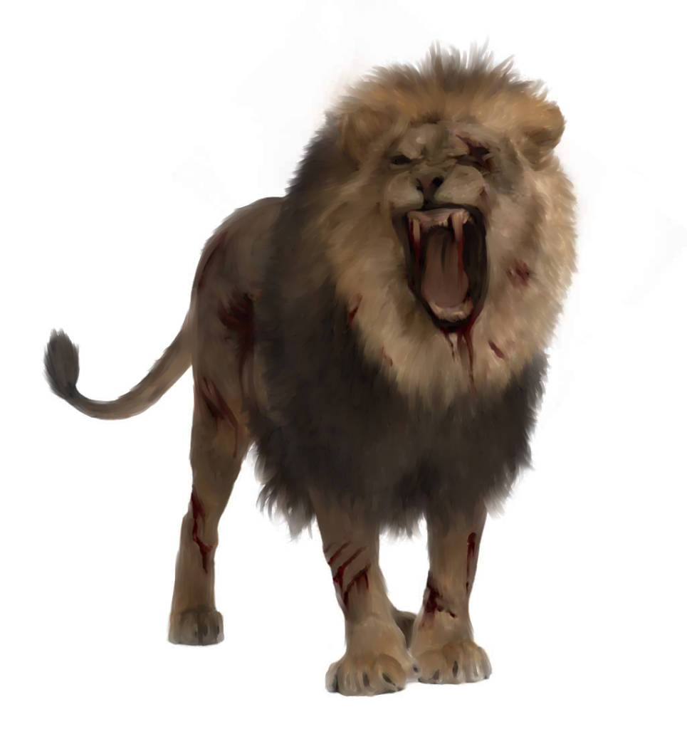 Lion zombie